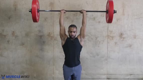 پشت بازو هالتر پشت‌ گردن ایستاده