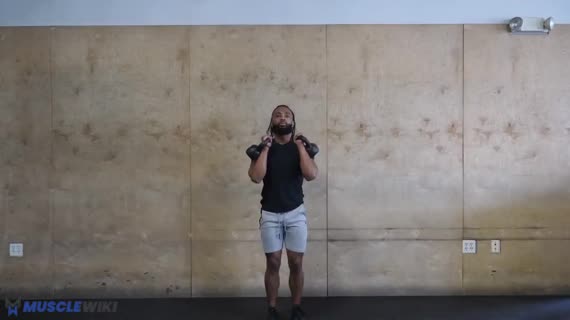پرس سرشانه انفجاری با کتل‌بل