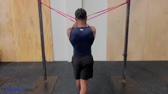 نشر پشت ایستاده با کش (فلای معکوس)